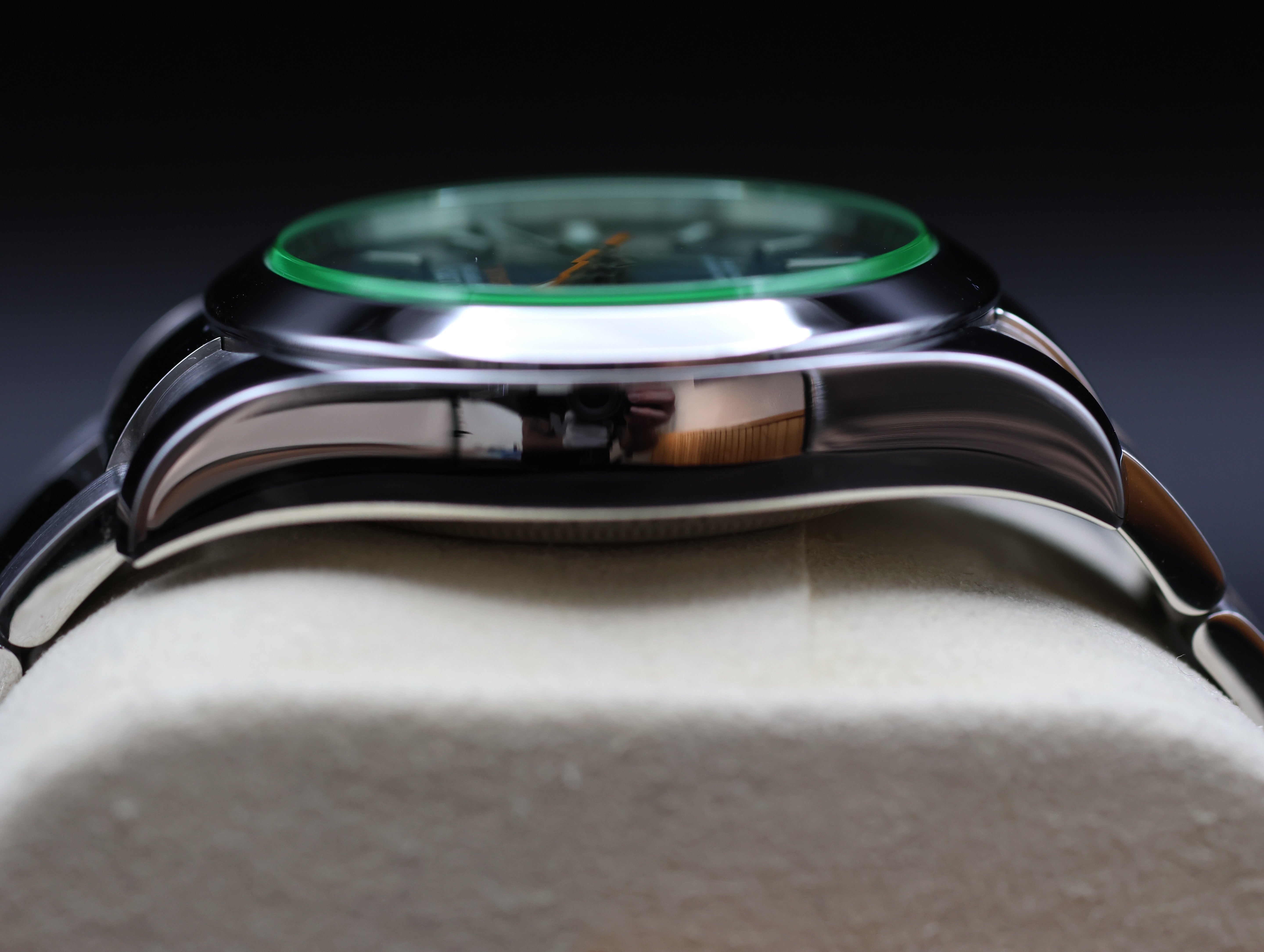 Rolex Milgauss 116400GV – Z-Blue Dial with Green Sapphire Crystal