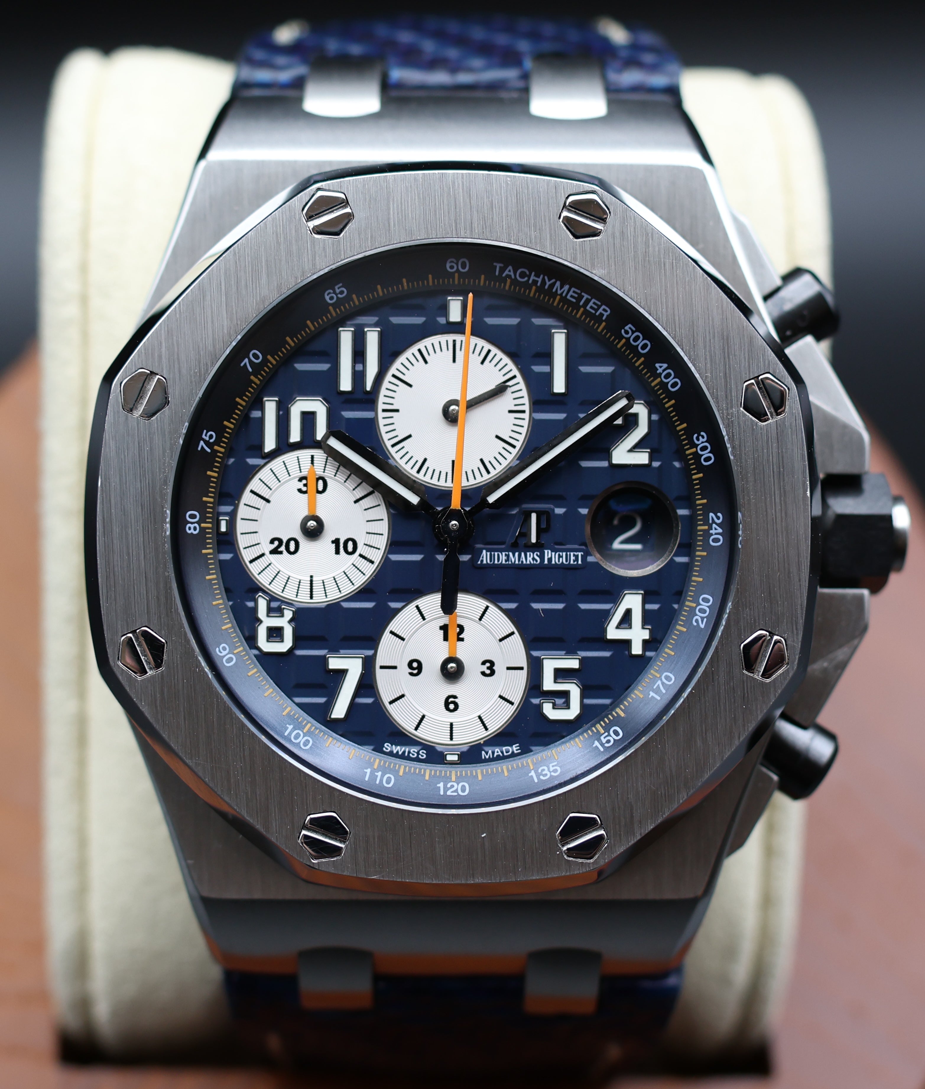 Audemars Piguet Royal Oak Offshore Blue Men's Watch - 26470ST.OO.A027CA.01