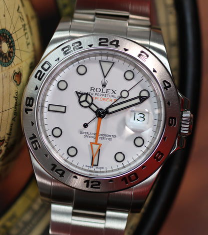 Rolex Explorer II 216570 – 42mm White Dial “Polar”
