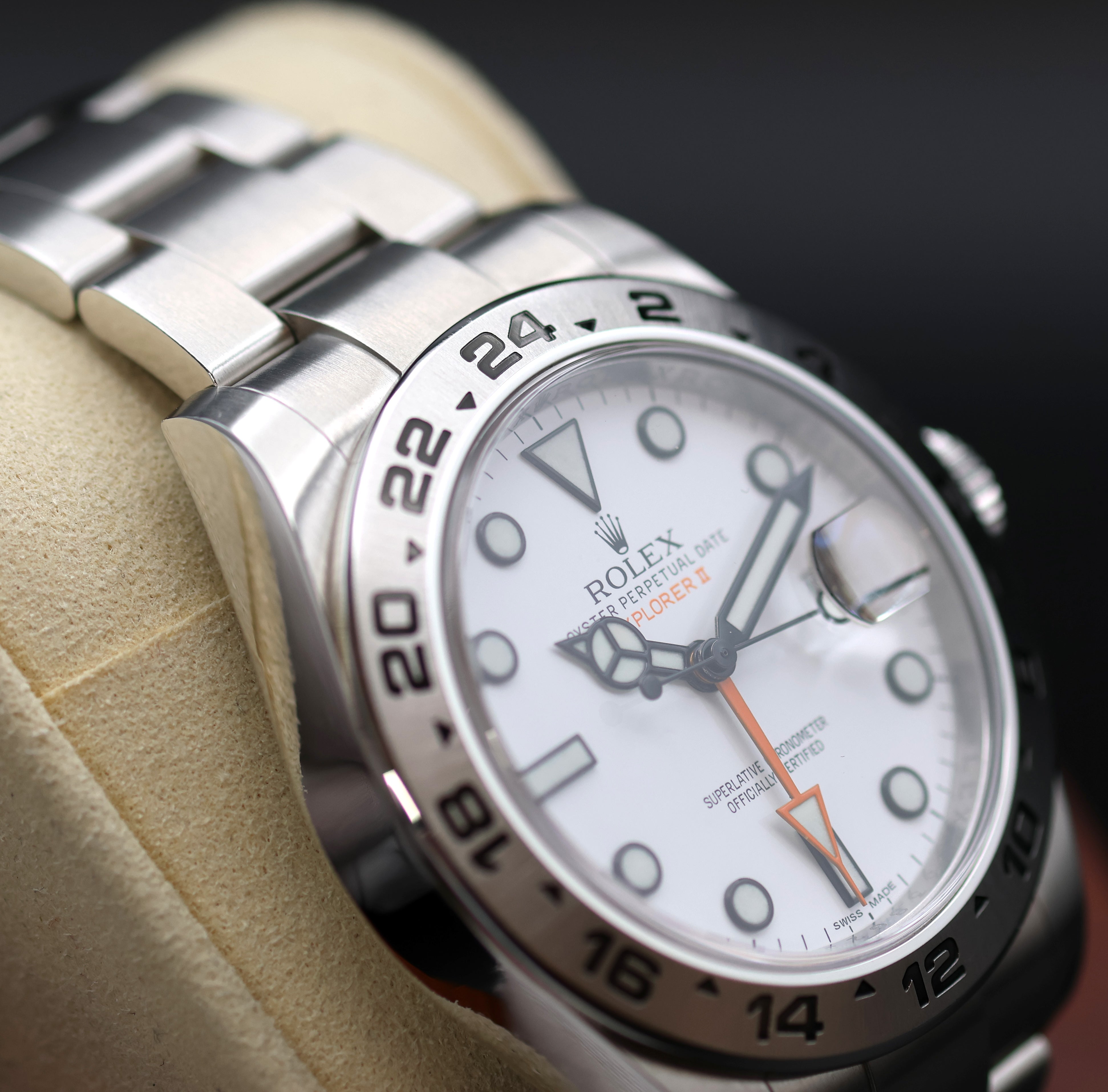 Rolex Explorer II 216570 – 42mm White Dial “Polar”